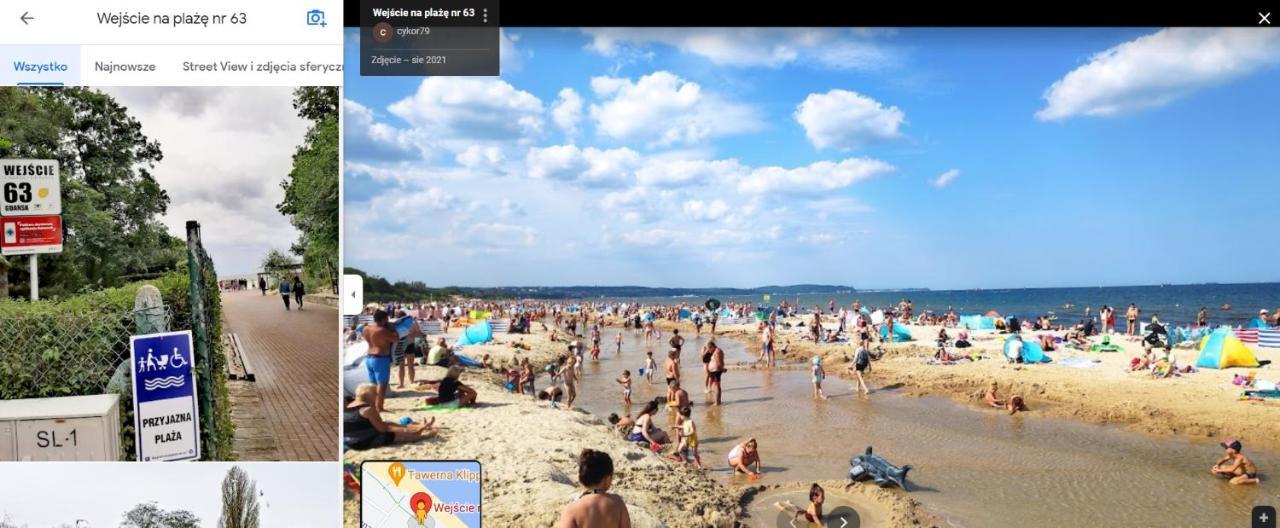 Apartament 2 Pokoje W Gdansku Blisko Morza 1500 M Do Plazy Buitenkant foto